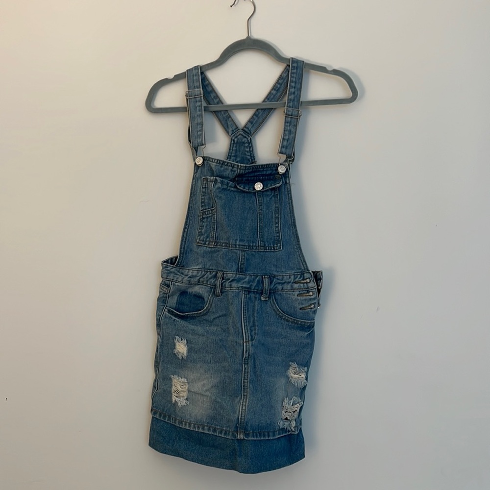 Denim Overall Dress